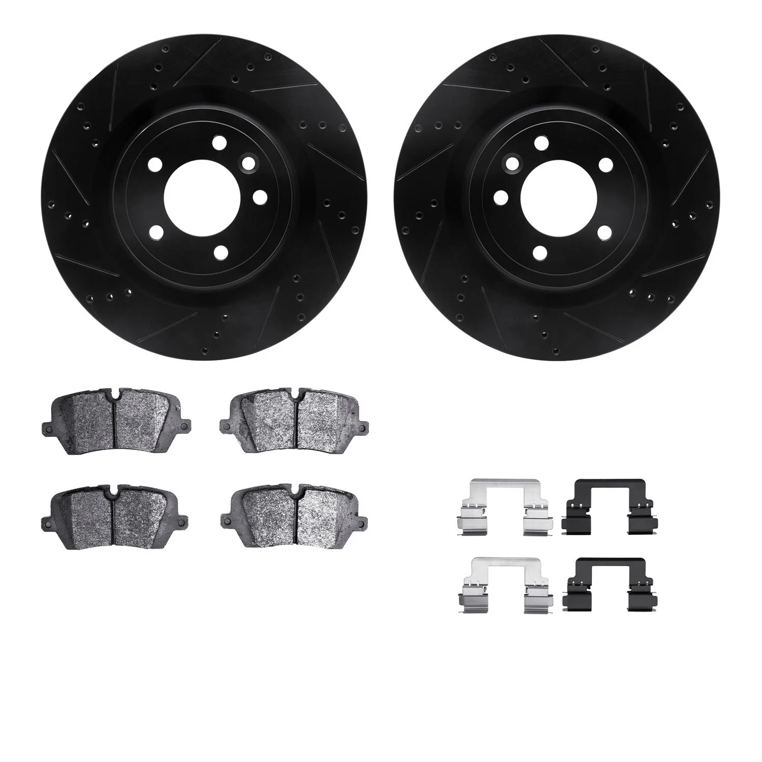 Dynamite Friction 8612-11025 Disc Brake Kit - Rear
