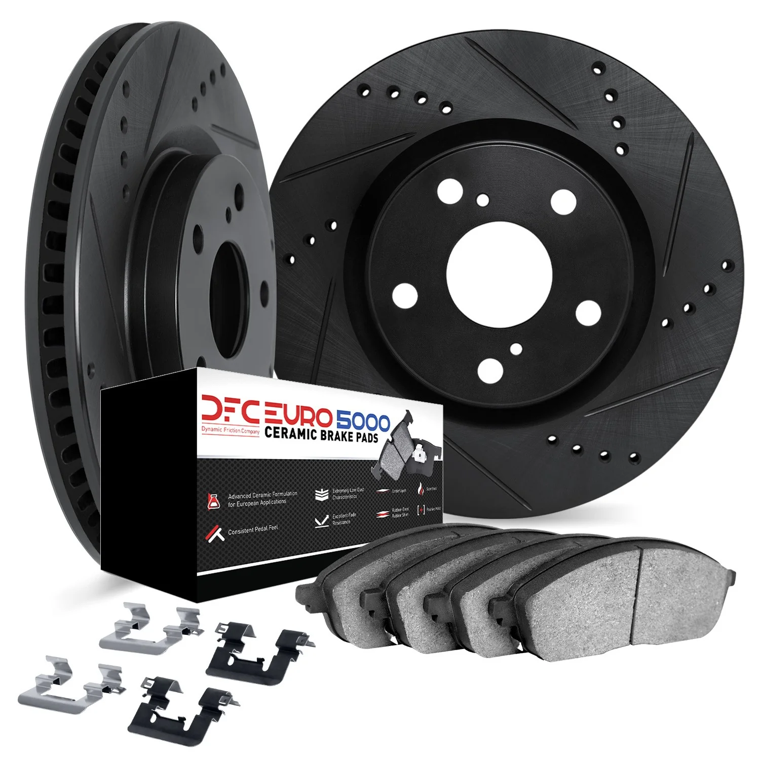Dynamite Friction 8612-27048 Disc Brake Kit - Rear