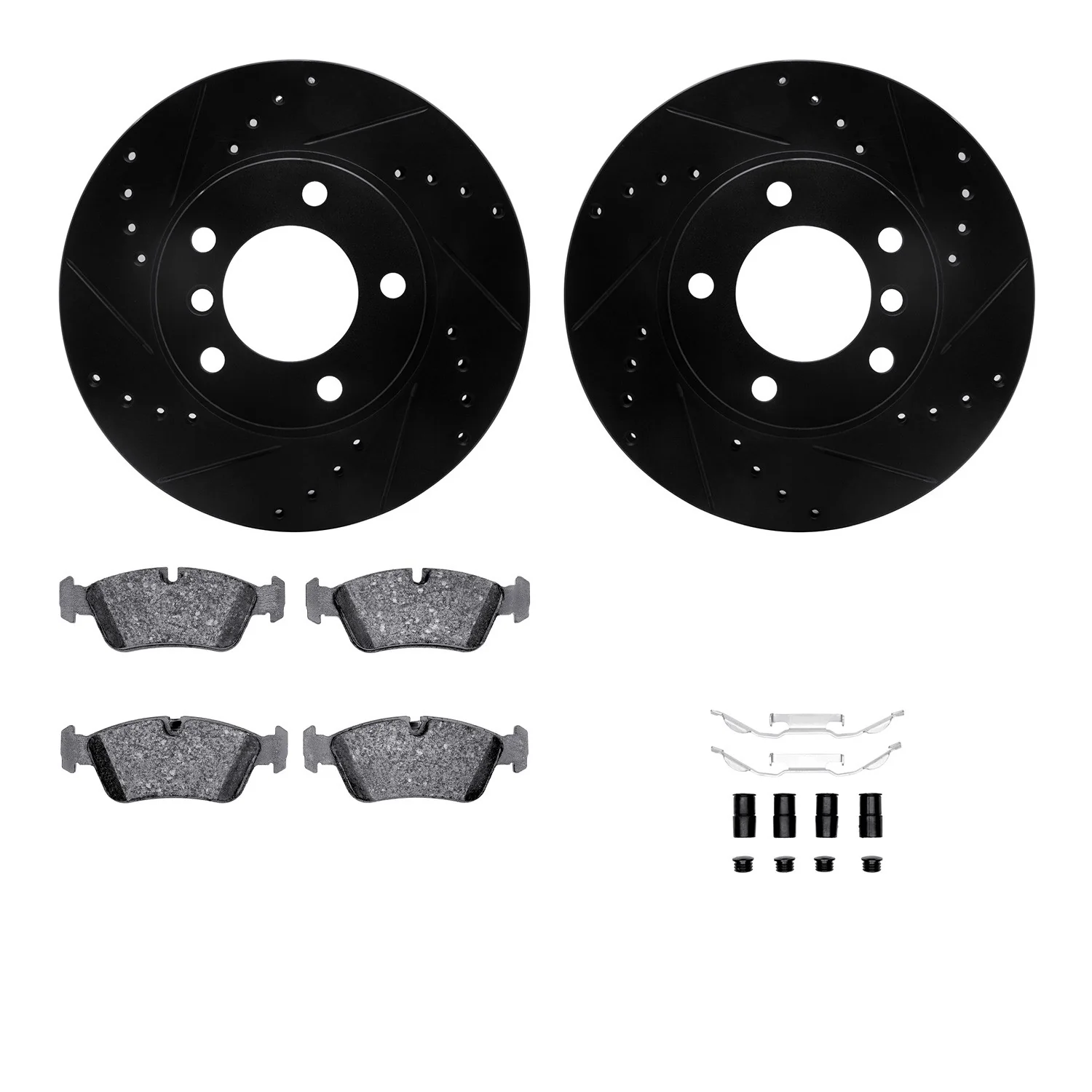 Dynamite Friction 8612-31026 Disc Brake Kit - Front