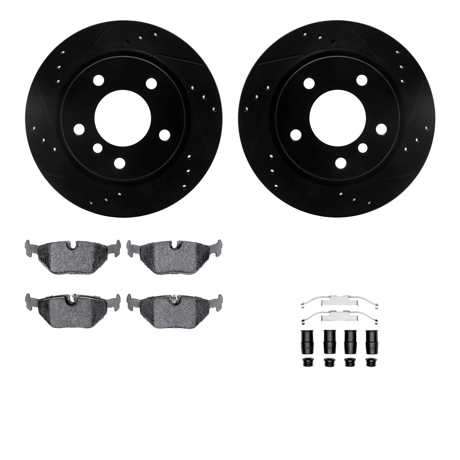 Dynamite Friction 8612-31039 Disc Brake Kit - Rear