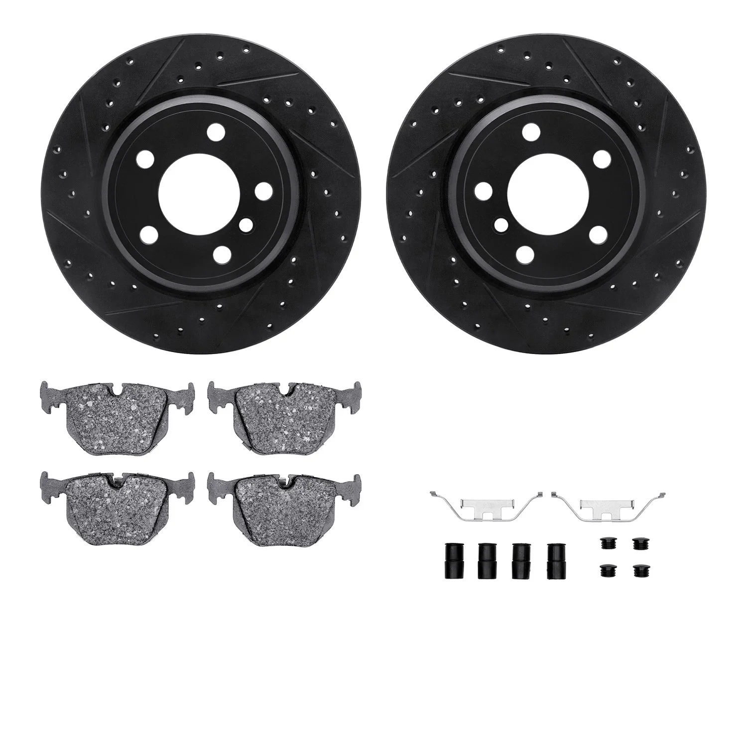 Dynamite Friction 8612-31109 Disc Brake Kit - Rear