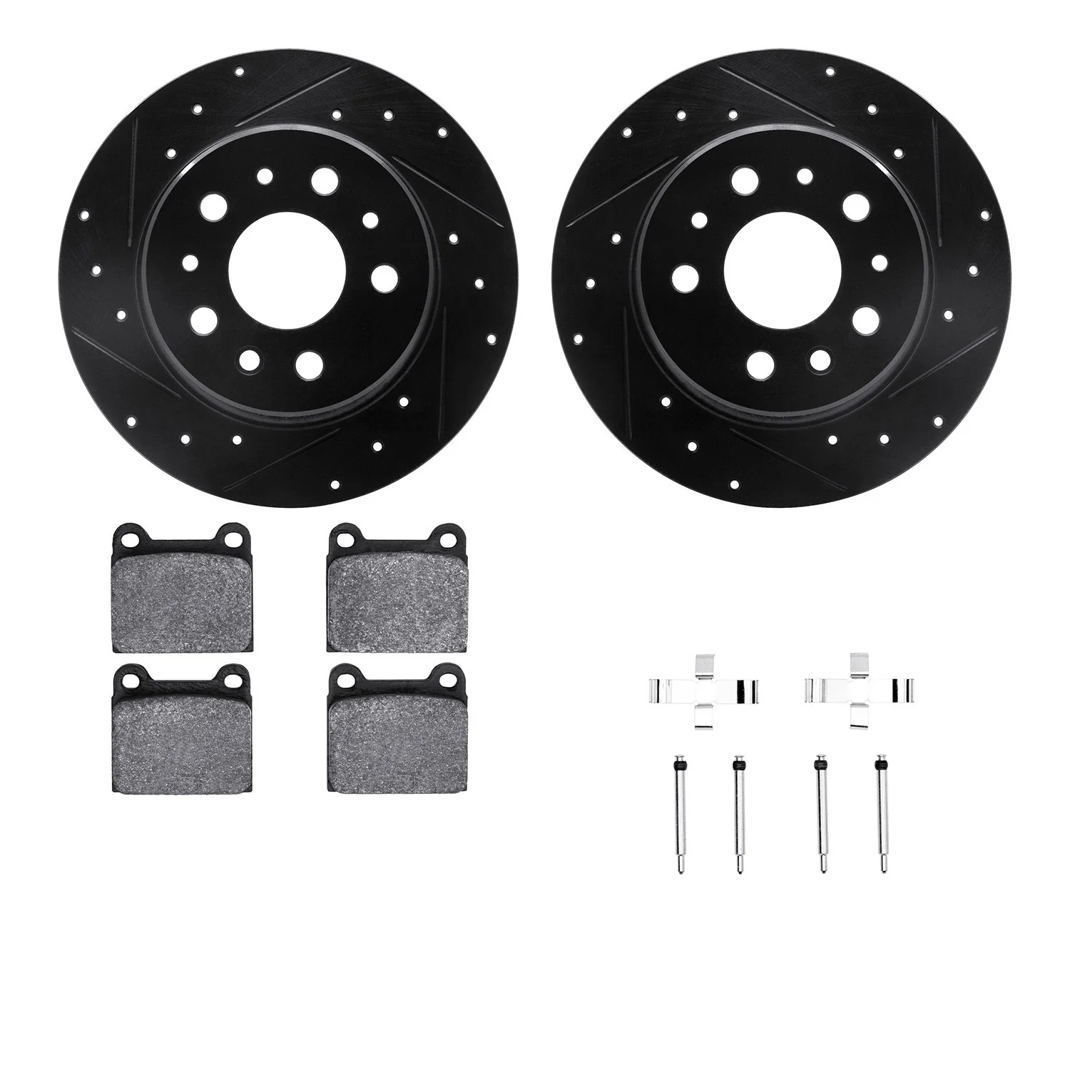 Dynamite Friction 8612-63008 Disc Brake Kit - Rear