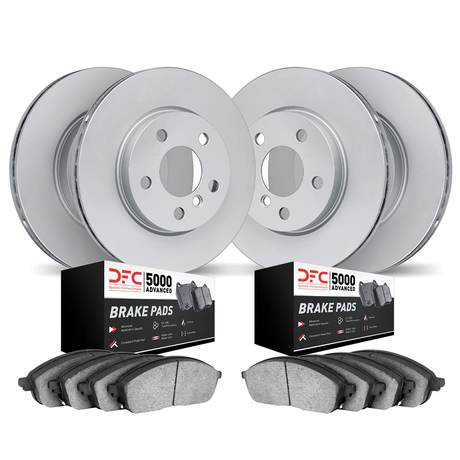 Dynamite Friction 9504-73000 Disc Brake Kit - Front and Rear