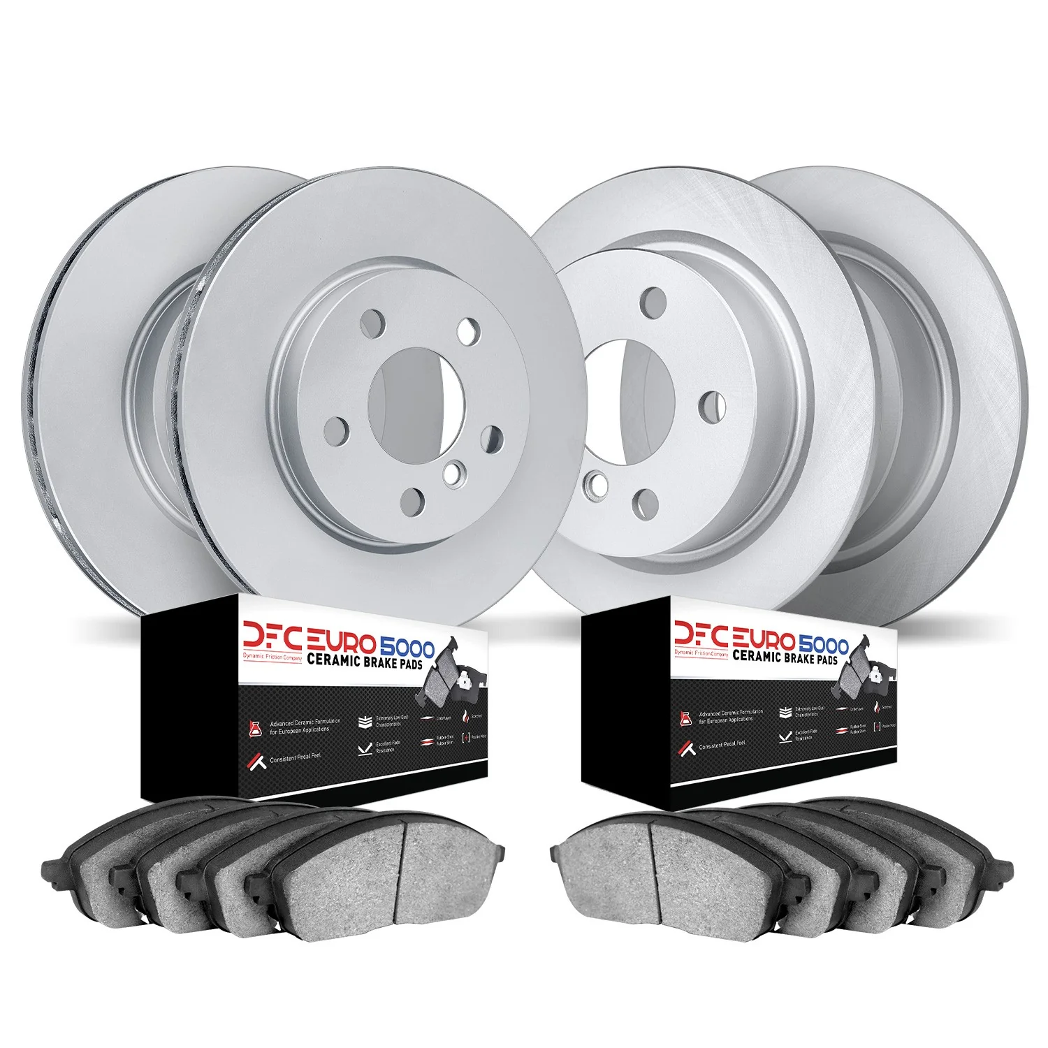 Dynamite Friction 9604-11422 Disc Brake Kit - Front and Rear