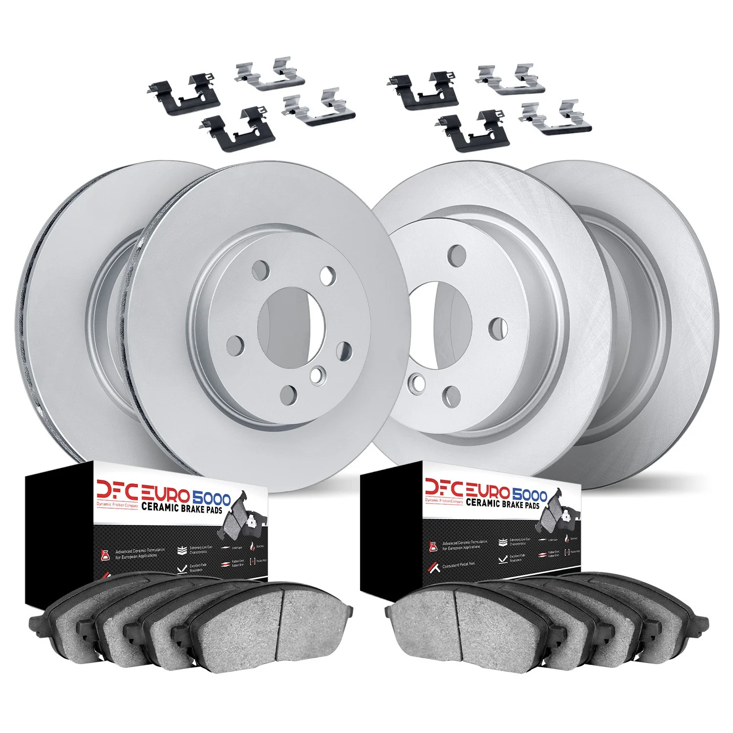 Dynamite Friction 9614-11422 Disc Brake Kit - Front and Rear