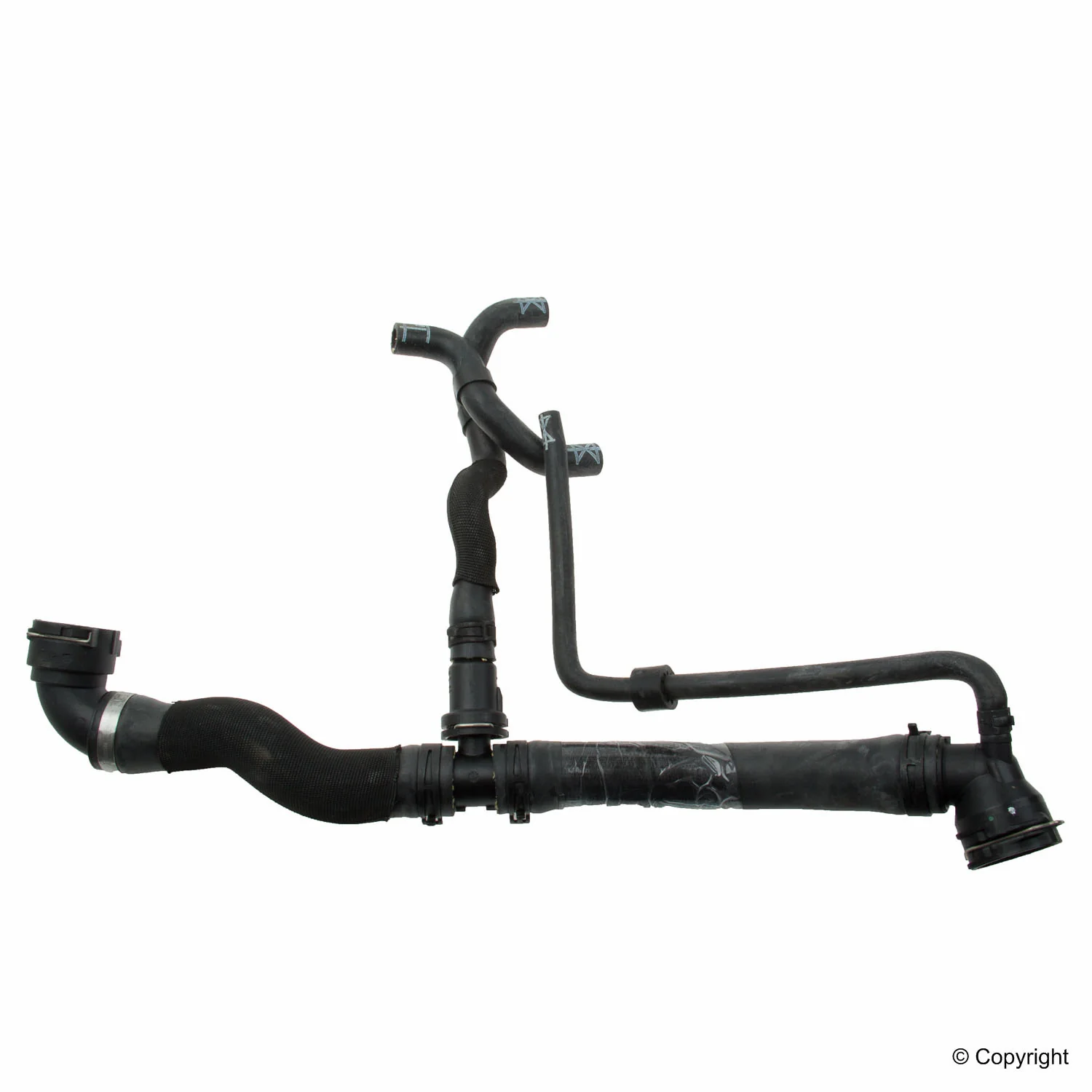 Genuine 1K0122101KT Radiator Coolant Hose - Upper