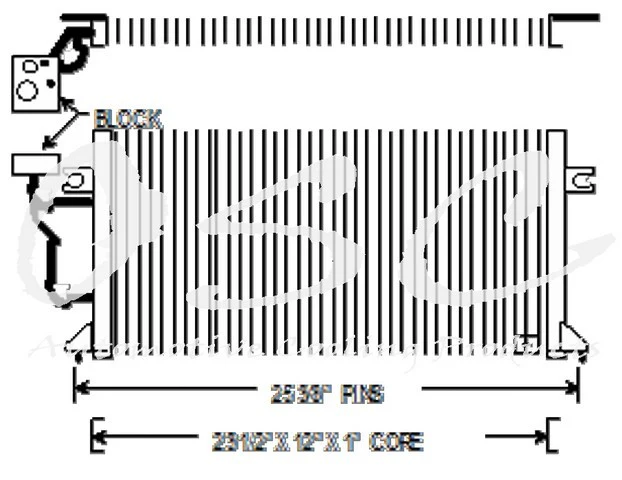 One Stop Solutions 4538 A/C Condenser