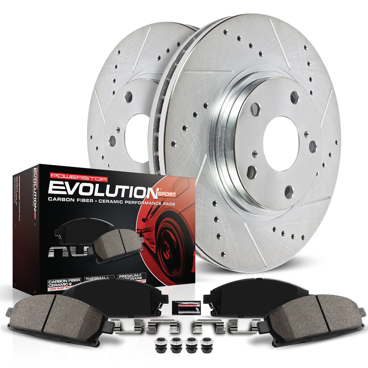 PowerStop K6097 Disc Brake Kit - Rear