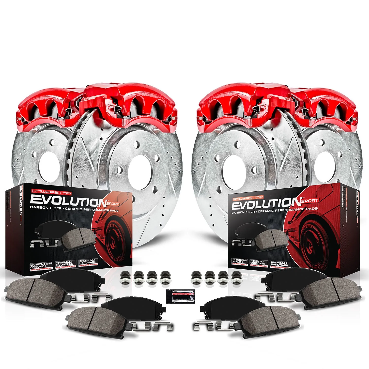 PowerStop KC200 Disc Brake Kit - Front and Rear