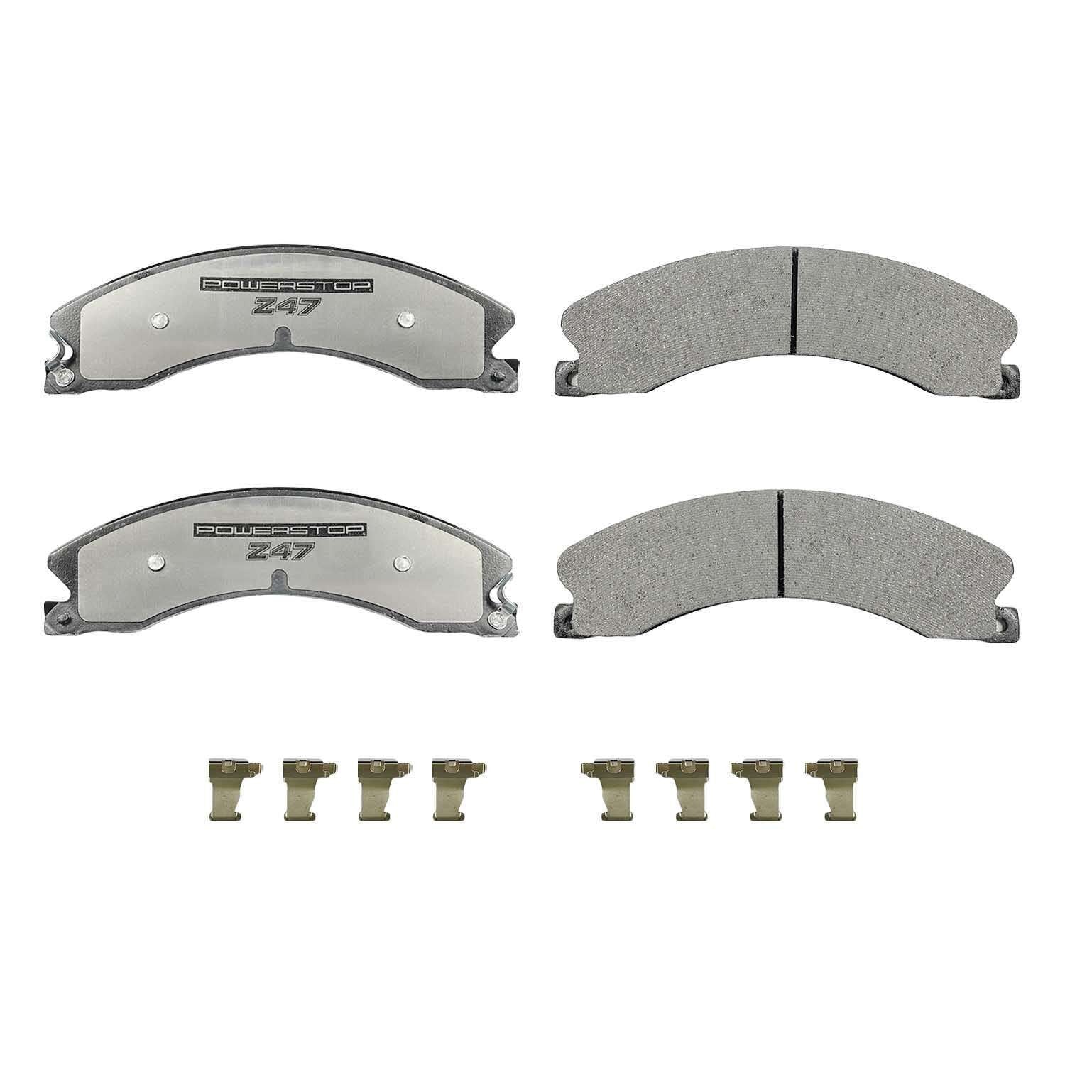 PowerStop Z47-1411 Disc Brake Pad Set - Front or Rear