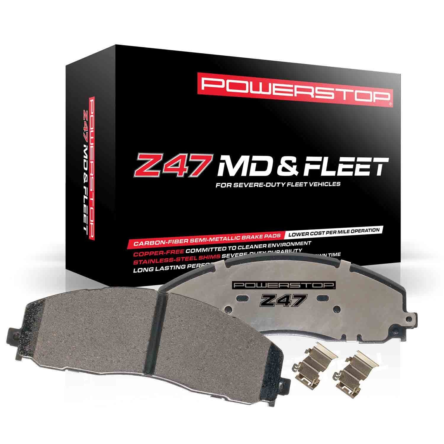 PowerStop Z47-2467 Disc Brake Pad Set - Rear