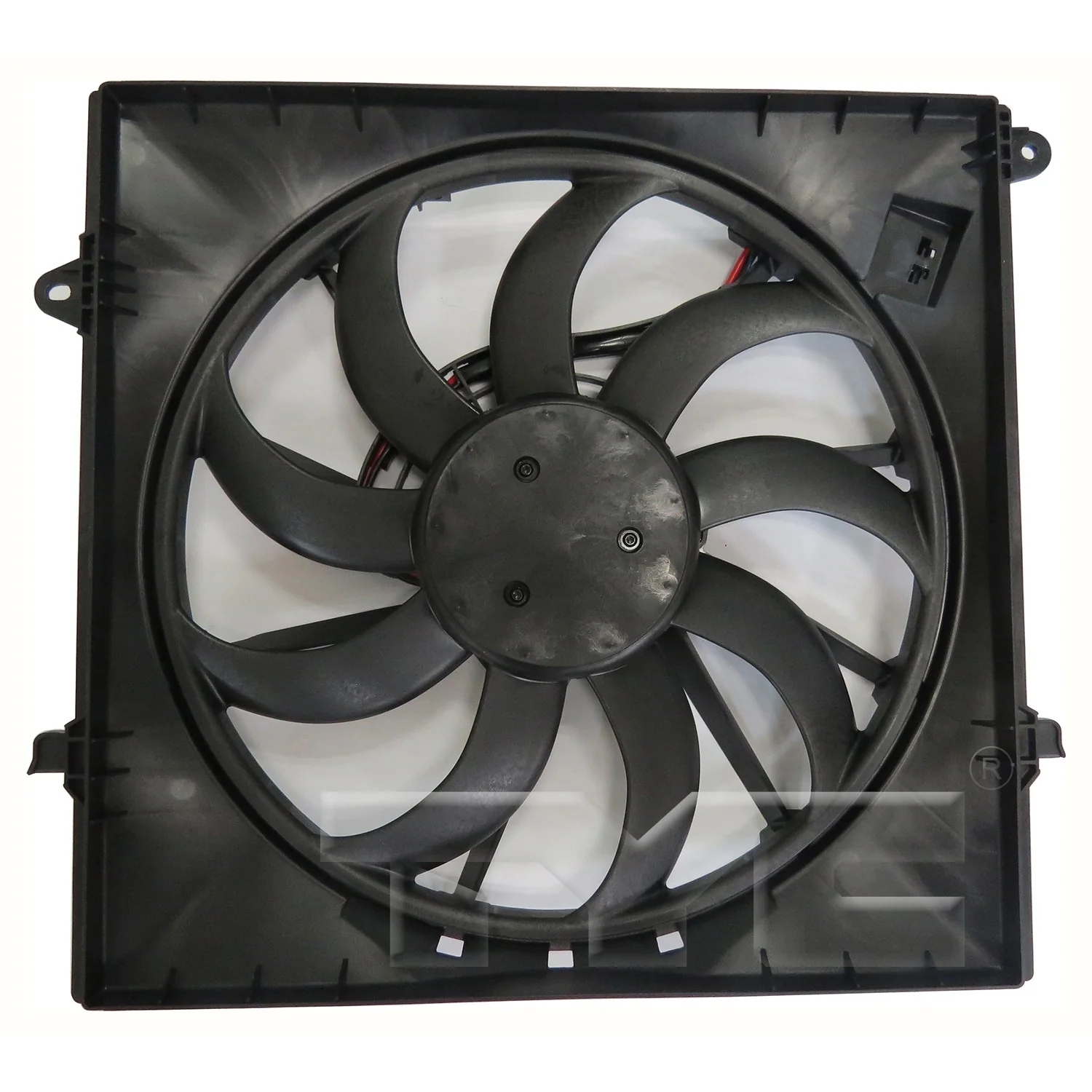 TYC 624400 Dual Radiator and Condenser Fan Assembly